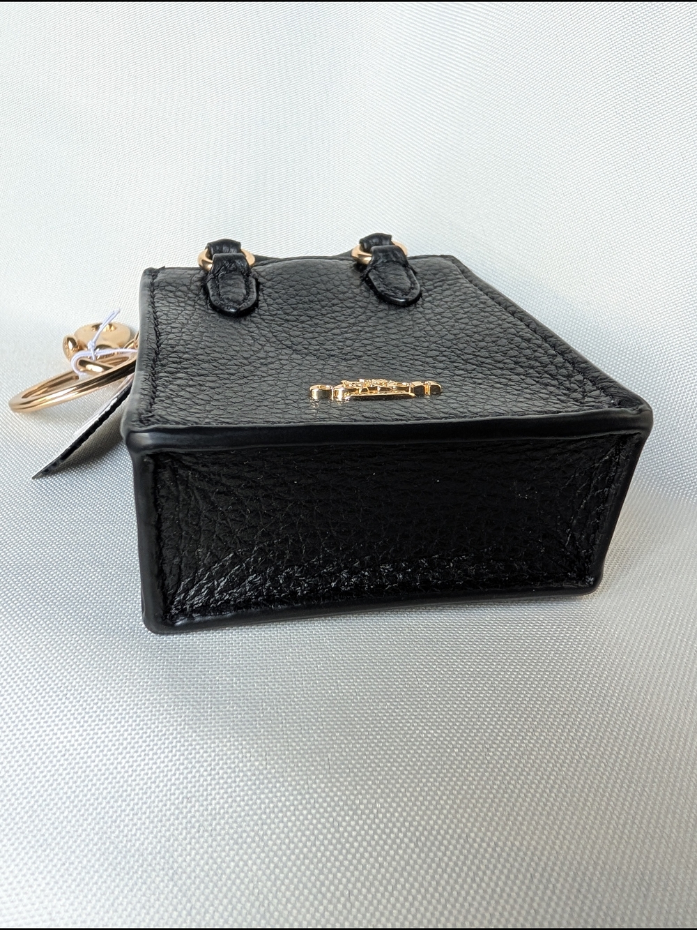 Coach North/South Mini Tote Bag Charm (Style CU280) - Picture 5 of 7